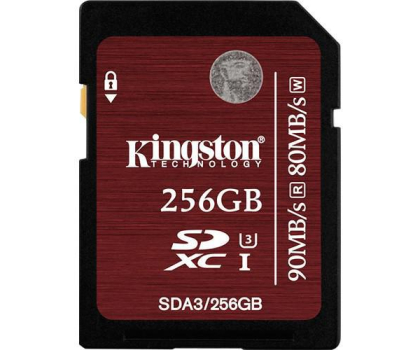 Karta pamięci Kingston 256GB SDHC UHS-I U3 90MB/s